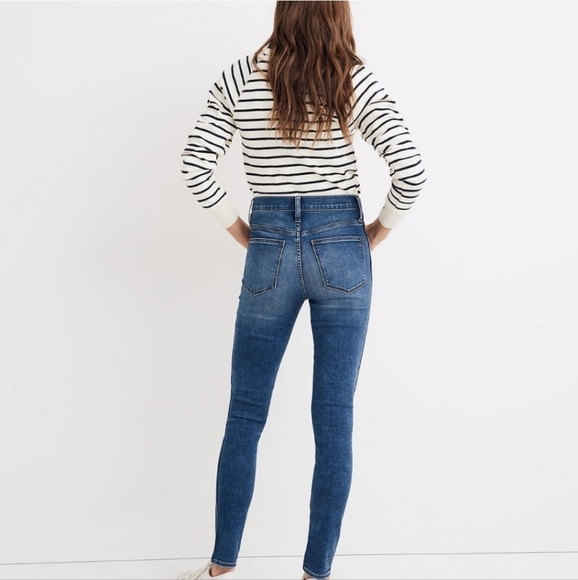 Madewell 10" High-Rise Roadtripper Jeans in Ridgefield Wash: Zip-Front E… - Picture 4 of 15